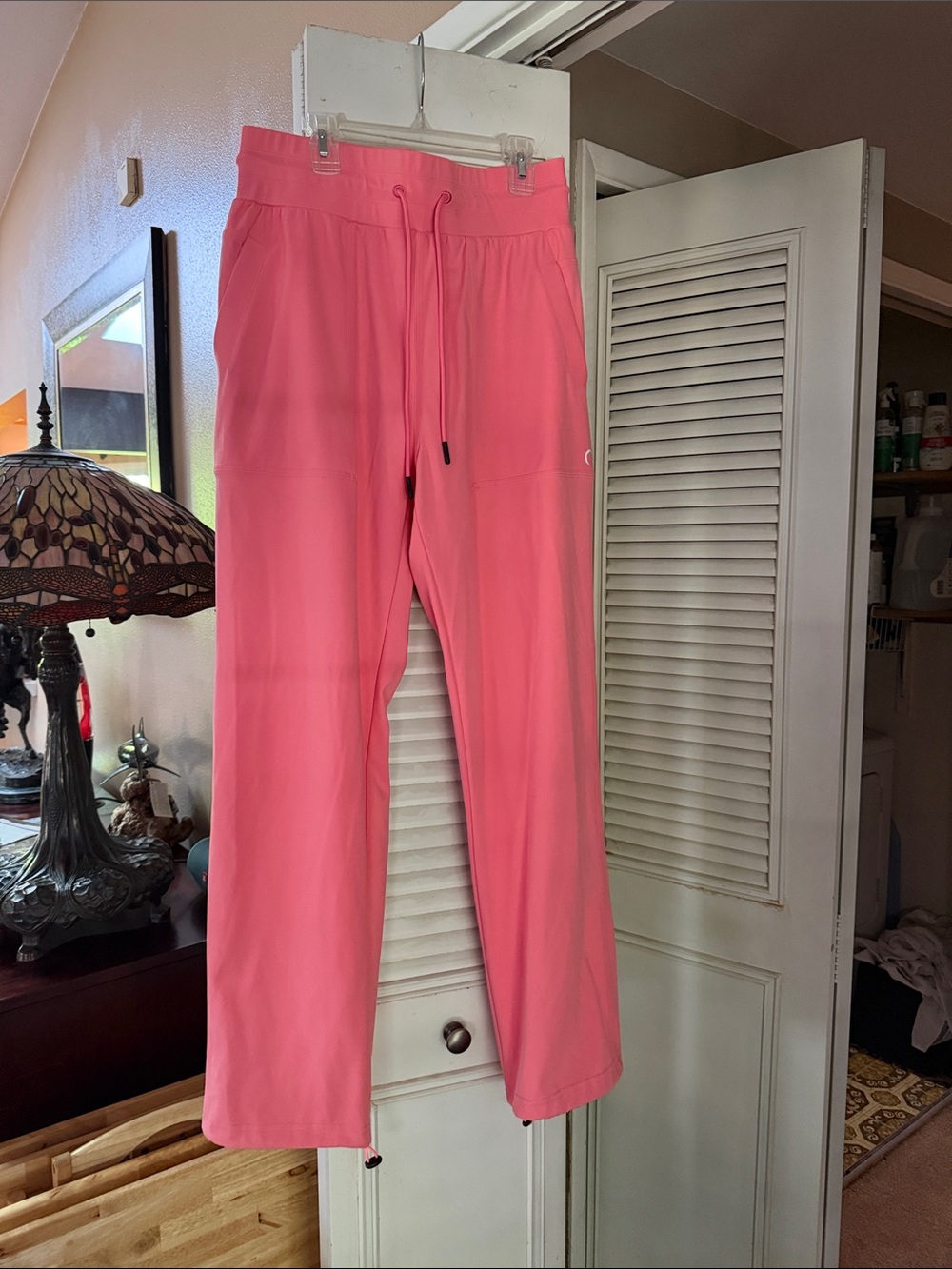 Zyia Adapt Coral Pink Drawstring Joggers